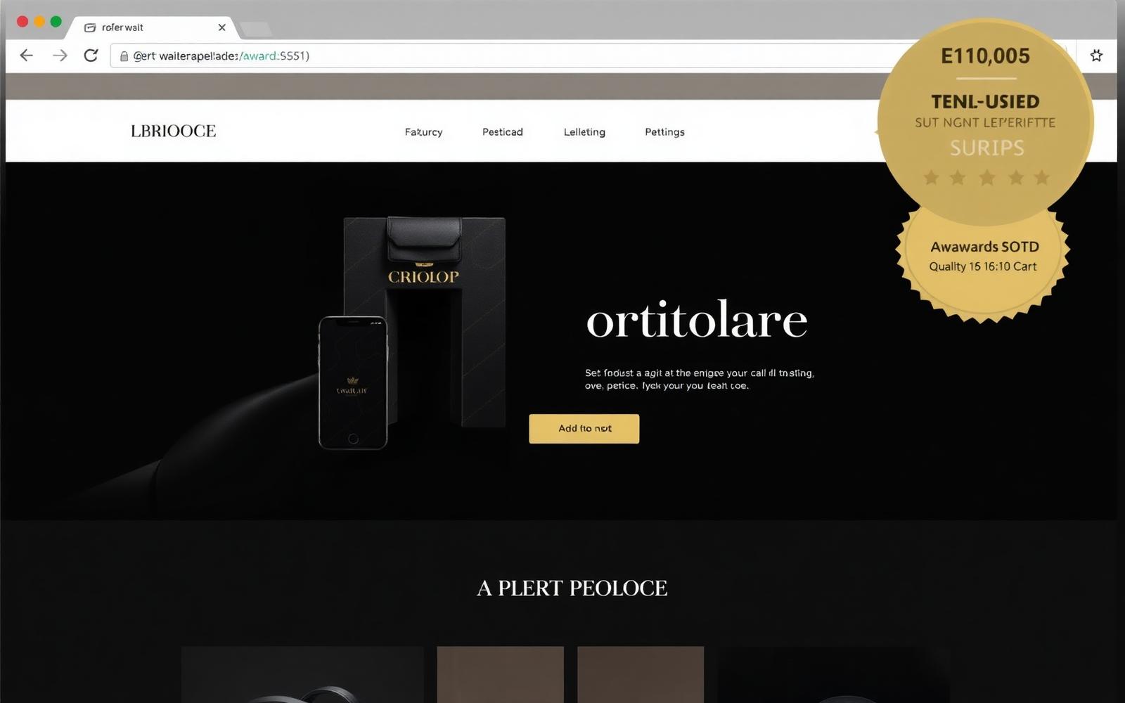 Editorial Website UI — Atlasyn Studio digital marketing showcase