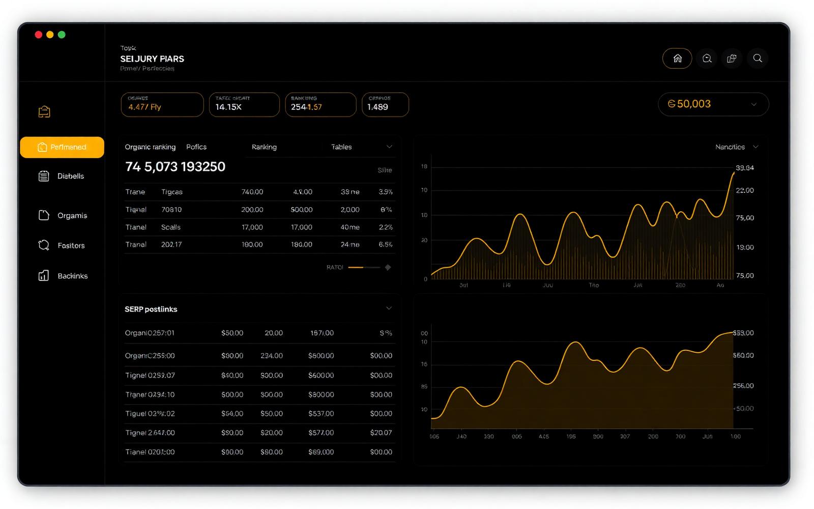 SEO Performance Suite — Atlasyn Studio digital marketing showcase